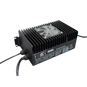 شراء72 فولت 35A 3.3KW الذكية الليثيوم Lifepo4 18650 الرصاص الحمضية المحمولة رافعة شوكية Ev عربة جولف شاحن بطارية السيارة