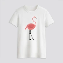 Best Price Summer Casual Women T shirts Flamingo Printed Fashion clothing Harajuku Casual Korean Style Tops female Tee Best Price Summer Casual Women T shirts Flamingo Printed Fashion clothing Harajuku Casual Korean Style Tops female Tee