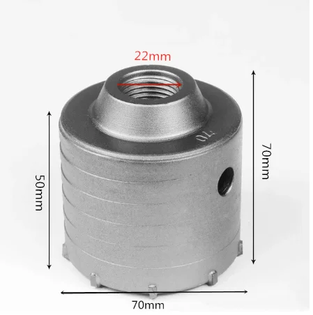 70mm SDS PLUS 30-160 мм электрическая пила для бетона, полый сердечник, сверло с хвостовиком 110-530 мм, цементный камень, стена, кондиционер, сплав - Цвет: 70mm