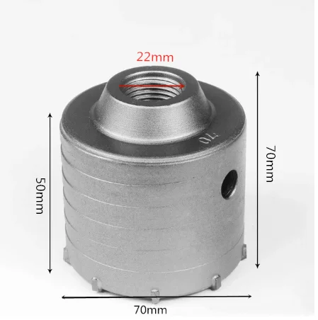 SDS PLUS 30-160 мм электрическая пила для бетона, полый сердечник, сверло с хвостовиком 110-530 мм, цементный камень, стена, кондиционер, сплав - Цвет: 70mm