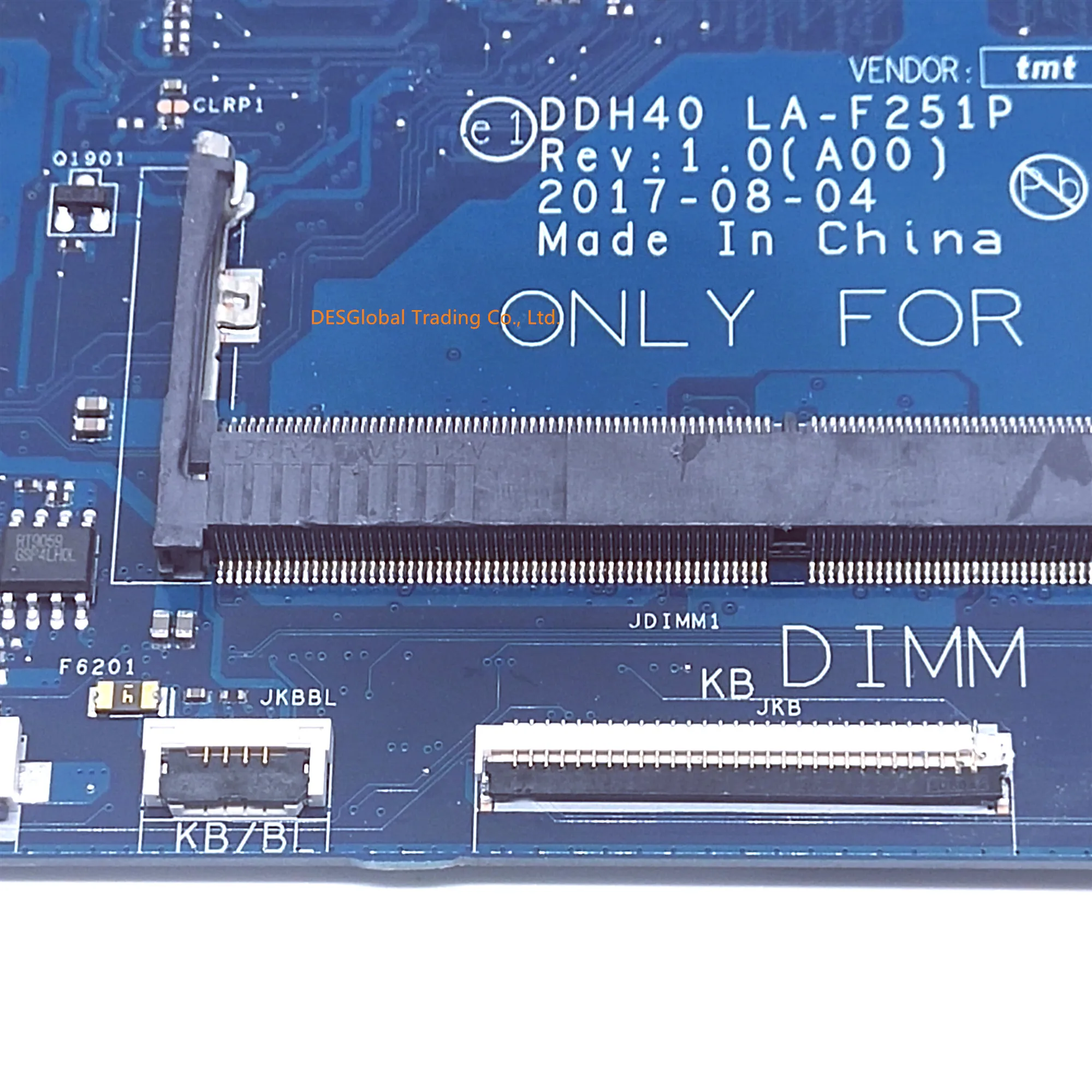 price reduction  For Dell 14-7472 14-7572 7472 7572 Laptop Motherboard i5-8250U SR3LB Mainboard CN-0DVY4W 0DVY4W DVY
