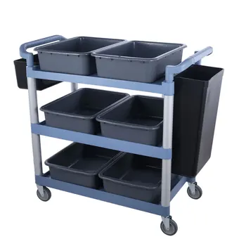 

The caterer plastic disc to collect the bowl driver pushes the service car hotel restaurant to move the delivery car