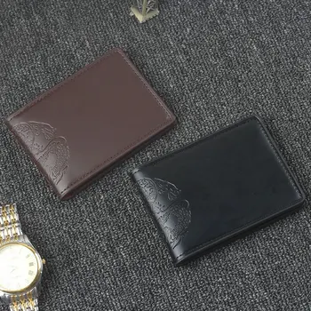 

Driver License Holder Black/Brown Pu Leather Cover For Car Driving Documents Pass Certificate Folder Portable Wallet