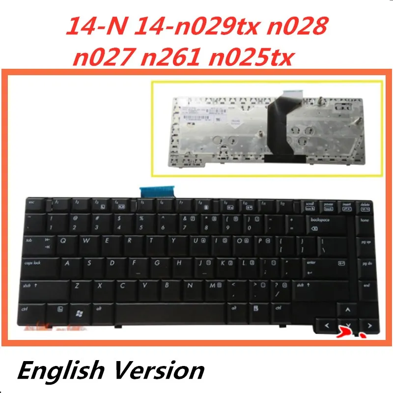 

Laptop English Keyboard For HP 14-N 14-n029tx n028 n027 n261 n025tx Notebook Replacement layout Keyboard