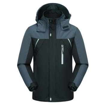 

Outdoor Men Hoodie Waterproof Windproof Jacket Coat Hiking Autumn Ski Sport For Outdoor Mountain Skiing Male Outwear ,GA483