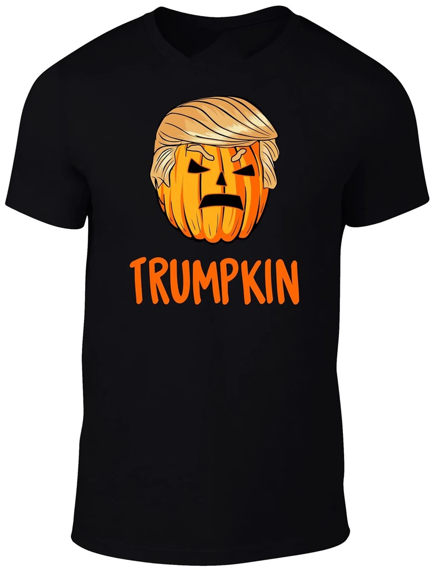 Хэллоуин Trumpkin Мужская футболка-Дональд Трамп призраки подарок США президент