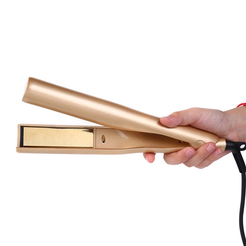 

NEW Professional Electric Straightening Iron&Curling Iron Hair Curler 2 in 1 Hair Straightener Flat Irons Ceramic Styling Tools