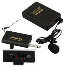 Wireless Mikrofon System mit Sender & Empfänger Tragbare Clip-on Mikrofon für Lehre Öffentlichen Sprechen WR601