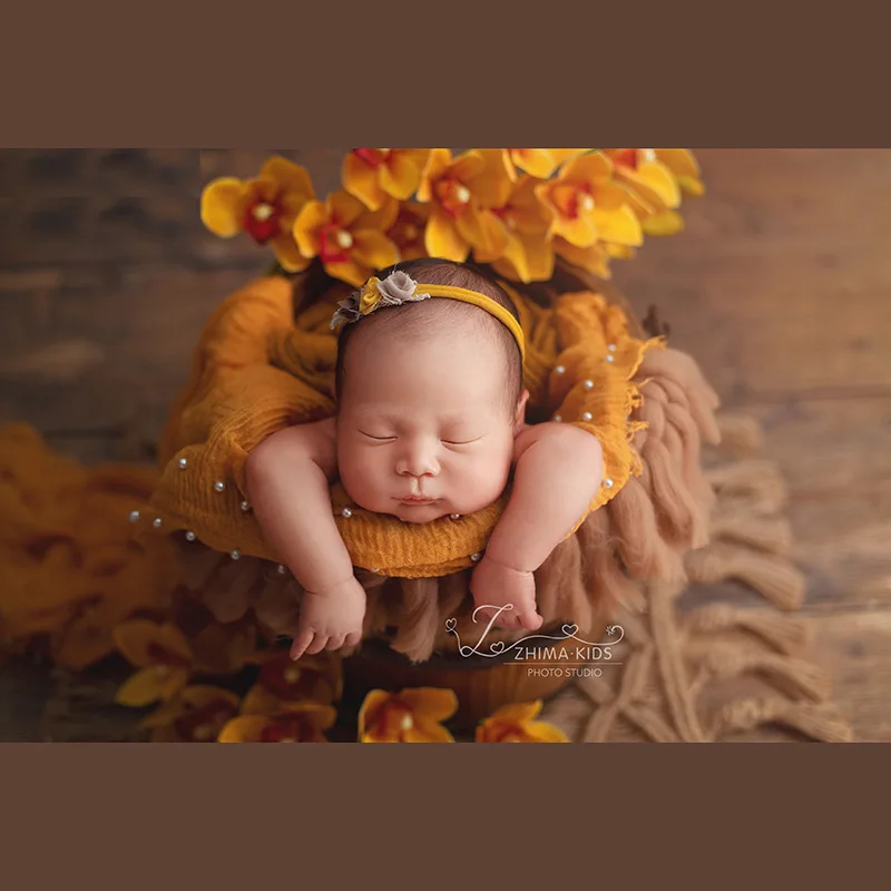 

Newborn baby photography props hand-woven hemp rope square rug tassels carpet scene decorative props multi-purpose props