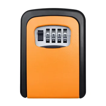 

Key Safe Box Weatherproof 4 Digit Combination Key Storage Lock Box Indoor Outdoor Password Lock Hidden Keys Storage Box