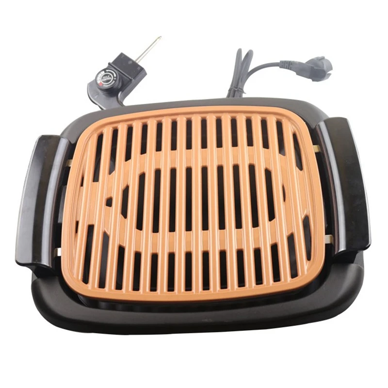 

Smokeless Electric Grill Barbecue Non-Stick Pan Grill Pan Fried Teppanyaki Mini Grill Oven EU Plug