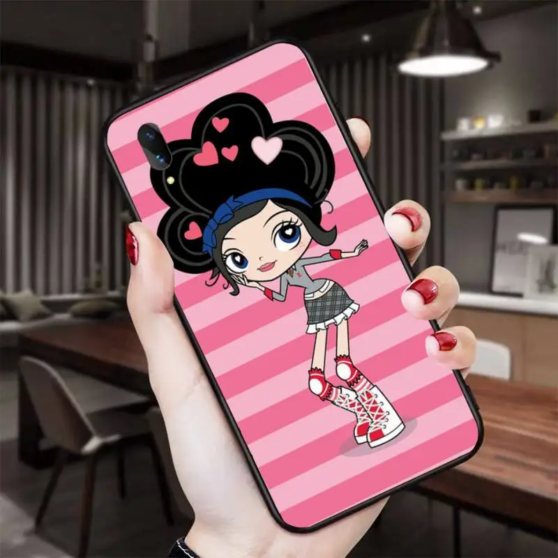 CUTEWANAN мультфильм Kuu Harajuku мягкий силиконовый черный чехол для телефона Vivo Y91c Y17 Y51 Y67