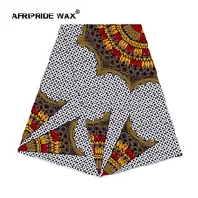 Африканская Анкара ткань высокого качества оптом Африканский Цветочный хлопок настоящая восковая парча ткань для одежды A18F0512