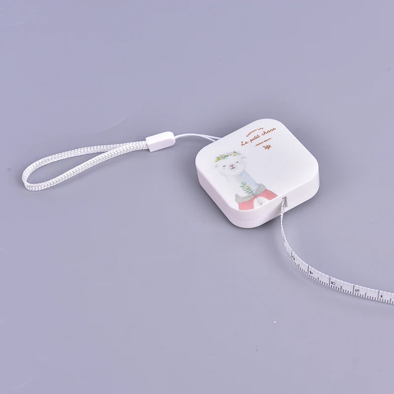 150cm Portable Children Height Ruler Centimeter Inch Roll Tape Alpaca Tape Measure Retractable Ruler Girls Gifts Leather