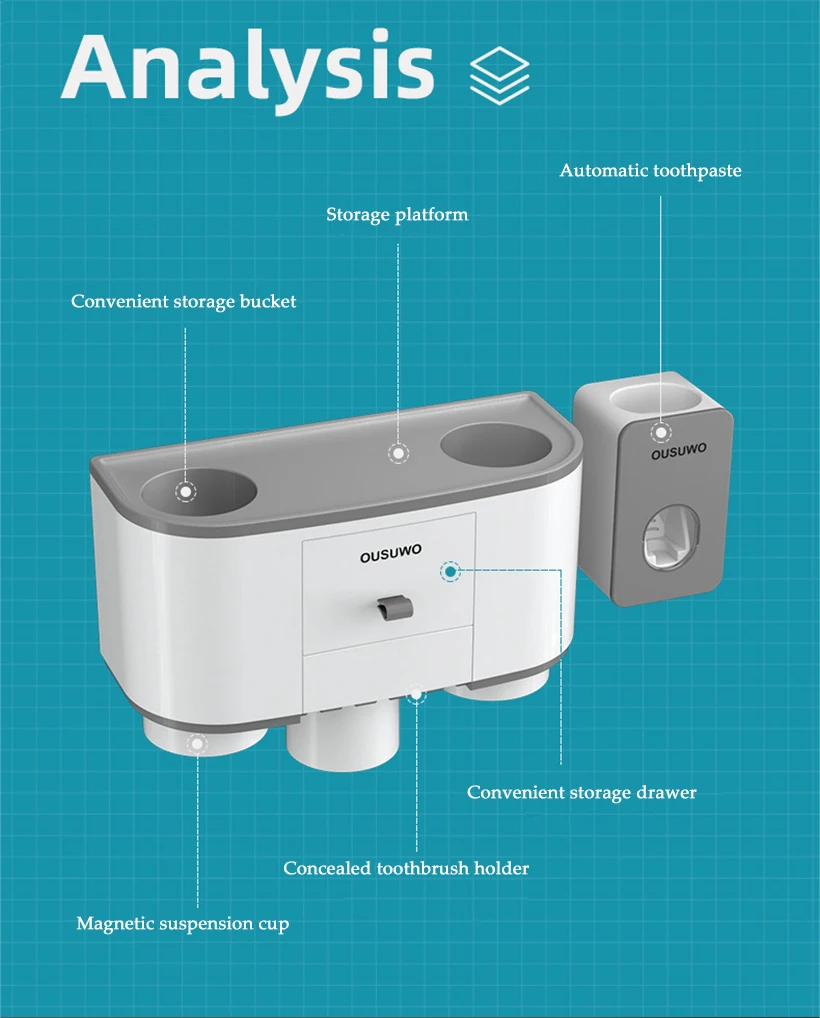 Держатель для зубных щеток Автоматический Диспенсер для зубной пасты соковыжималка Магнитная Адсорбция хранения аксессуары для ванной комнаты наборы настенное крепление