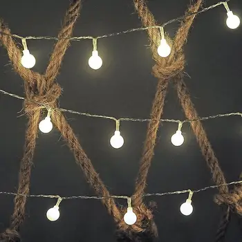 

LED String Lights Warm White Ball Fairy Lights Waterproof Decorative Starry Lights for Bedroom Patio Parties, Battery Powered