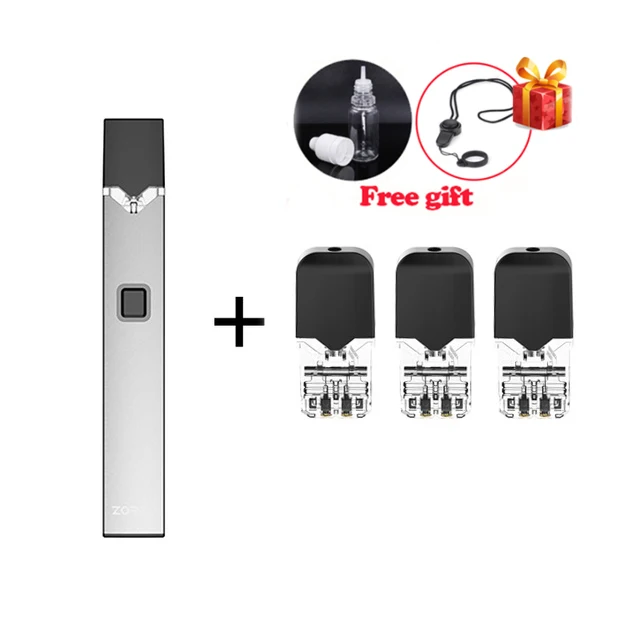 OVNS W02 комплект ZORRO Pod Vape 250 мАч батарея Vape ручка 0,7 мл керамическая катушка Pod картридж комплект электронной сигареты VS W01 комплект для JUUL - Цвет: gray with 3 pods