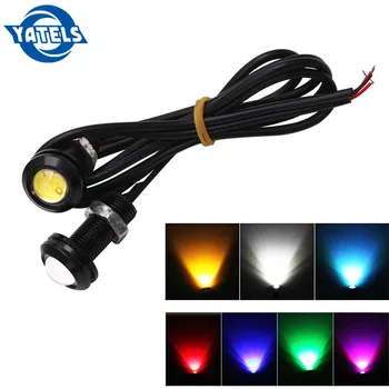 

1 PCS 12V 18MM LED eagle eye fog DRL daytime parking signal waterproof daytime running lights car fog DRL daytime parking stop