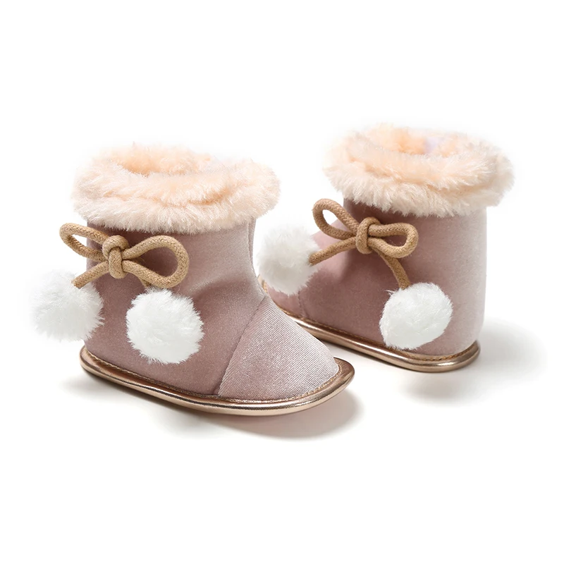 Детские ботинки для новорожденных девочек детские зимние ботинки детская обувь для малышей теплые зимние детские ботинки с цветочным рисунком обувь для маленьких девочек