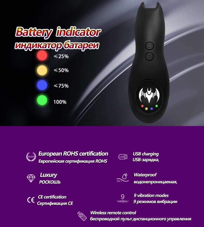 Plug Anal Estimulador de Próstata e Clitóris/Bolas