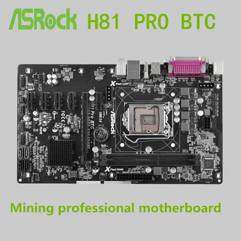 Placa de baza Asrock H81 PRO BTC R2.0 Intel LGA1150 ATX