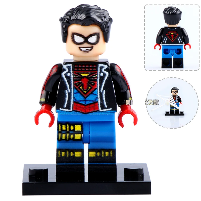 Одиночная продажа Человек паук Мстители Лига Справедливости DC собрать супер