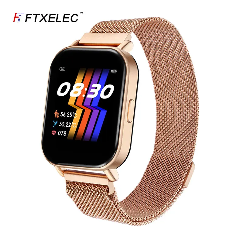 

Color screen smart bracelet receiving messages body temperature and heart rate monitoring sports Smart watch