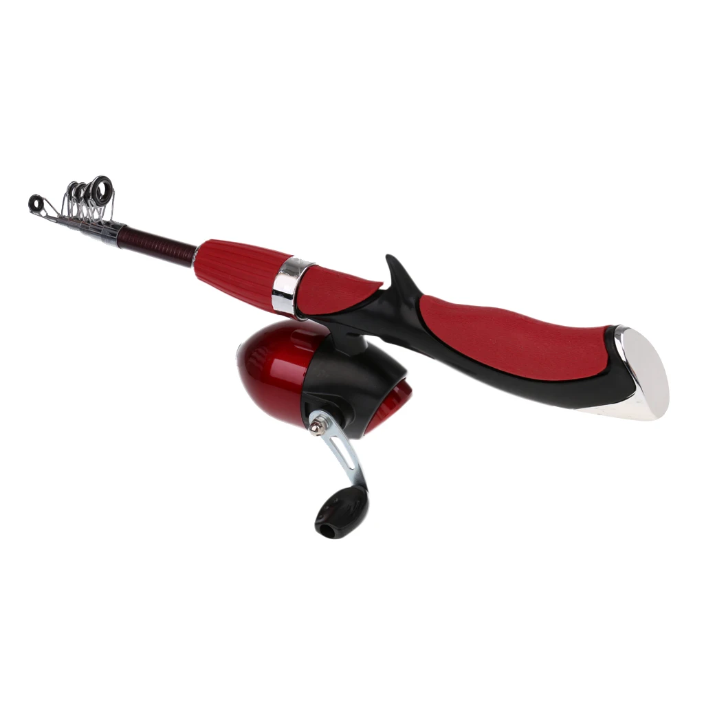 Telescopic Fishing Rod With Reel Combo Mini Fishing Pole Set For Kids Adults