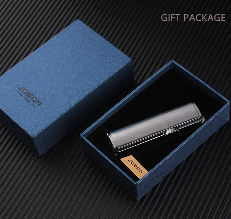 Тройная Зажигалка Jobon трехструйная газовая зажигалка для сигар турбо