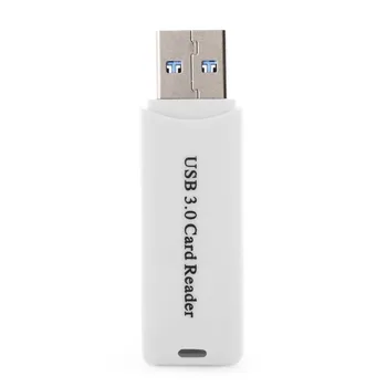 

LESHP Ultra Slim Convenient for Carry Antiselismic Heat High Temperature Resistance USB 3.0 Card Reader for SD Card SM Card