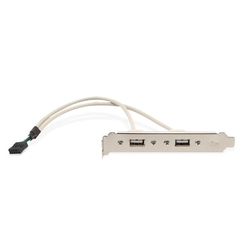 Материнская плата 2 портовый USB 0 9 контактный разъем удлинитель адаптер кабеля