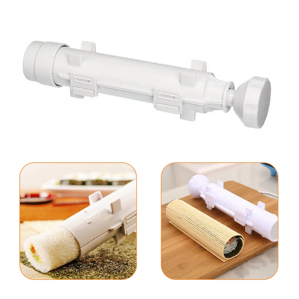 

Roller Sushi Roll Mold Kitchen Tools Gadgets Sushi Maker Bazooka Rice Meat Vegetables DIY Making Kitchen Accessories Sushi Tools