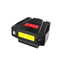 Светодиодный налобный фонарь с датчиком света, портативный USB Перезаряжаемый, волночувствительный мягкий светильник, супер яркий светильник-вспышка, лампа с зажимом для наружного освещения