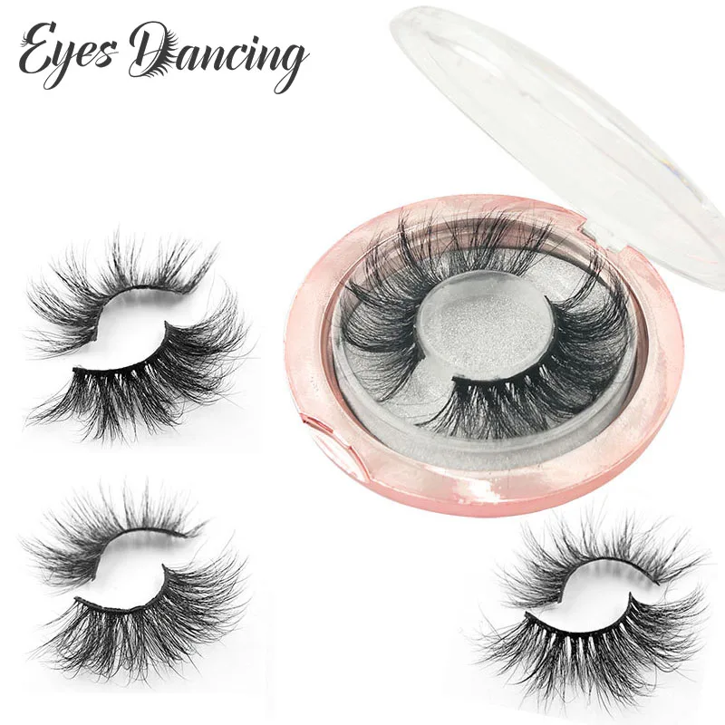 

Eyes Dancing 1 Pair 3D Mink Lashes 25MM Long Natural Handmade Eyeslash Extension Tool Makeup Dramatic Volume Eyelahshes