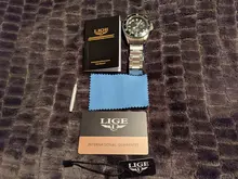 LIGE-reloj analógico de acero inoxidable para hombre, nuevo accesorio de pulsera de cuarzo resistente al agua con calendario, complemento masculino deportivo de marca de lujo con diseño moderno, 2021