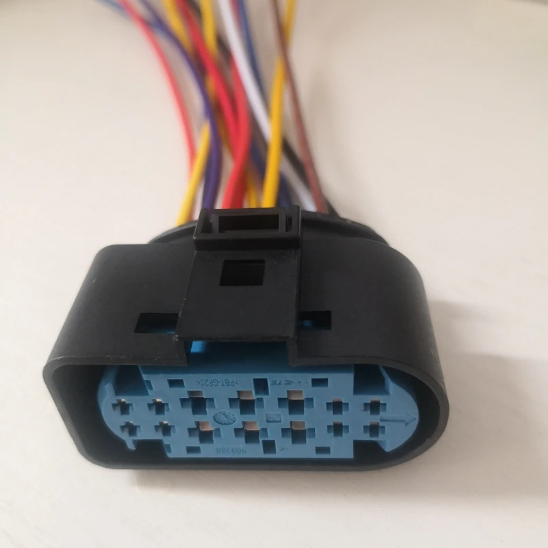 14PinWayCarHeadlightConnectorLampPlugWithWireHarnessCable