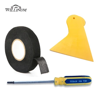 

Car audio horn speaker door removal tools fit for BMW F10 F11 F07 F20 F30 F32 F02 F25 G01 G30 screwdriver insulation tape pry