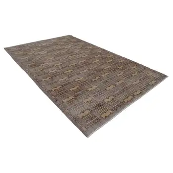 

203x315 Cm Brown Handmade Bohemian Rug-7x10 Ft