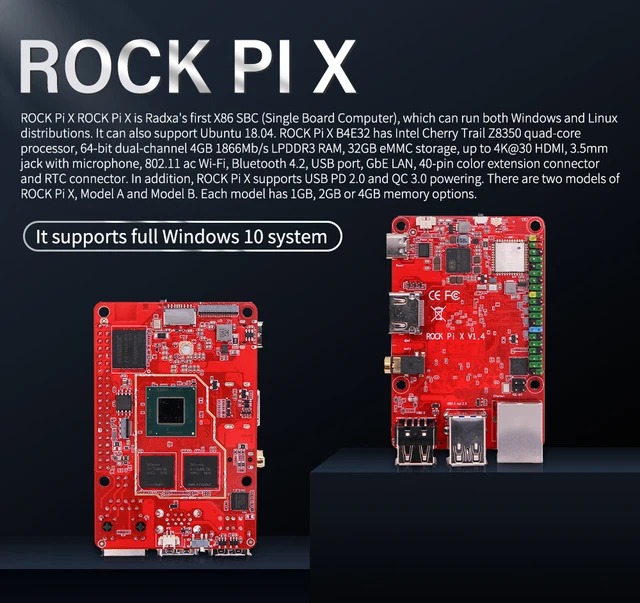 ROCK Pi X シングルボードコンピュータ 【公式通販】