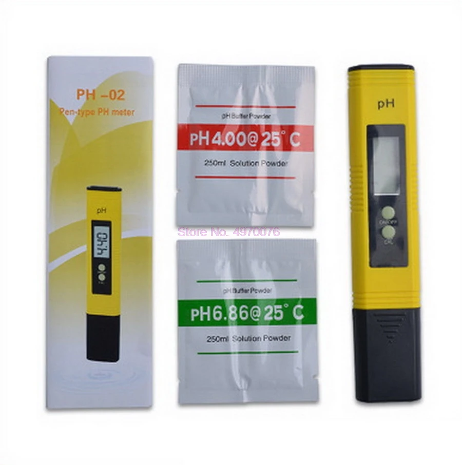 20pc PH TDS 미터 테스터 휴대용 펜 디지털 0.01 고정밀 필터 측정 수질 순도 테스트 도구, 휴대용 펜
