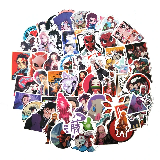 60pcs One Piece Stickers Waterproof Suitcase Guitar Skateboard Sticker Cute  Anime Stickers Phone Case Kawaii Packaging Kids Toys - AliExpress