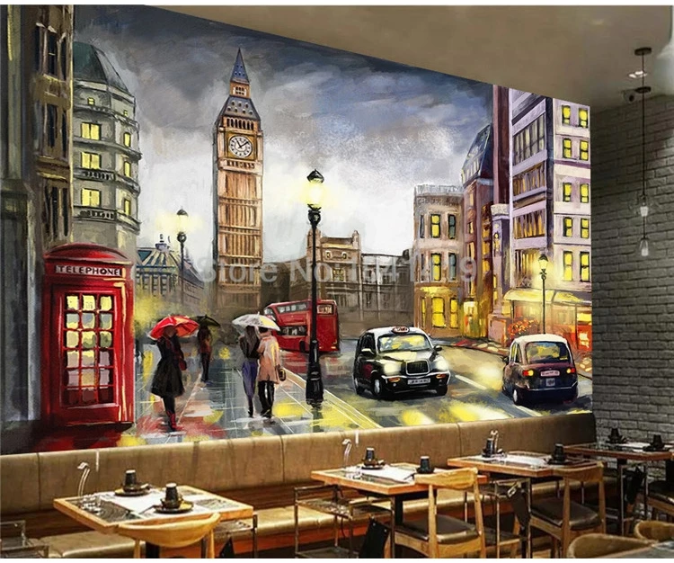 arte fundo fresco decorativo sala café