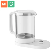 Роскошный Xiao mi jia Электрический чайник кастрюля для тушение самовар Hervidor Agua Xiao mi умный электрический стеклянный чайник mi Home APP