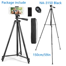  Nagnahz Tripod for Phone 150cm Video Recording Phone Tripod Stand with Bluetooth Remote Universal Camera Phone Photography Stand 