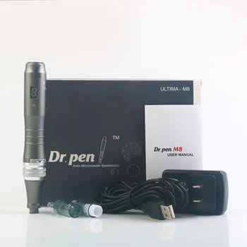 

wireless 6 Speed Derma Pen Electic Auto Micro Needle Therapy Dr.pen vibrating Derma pen Dermastamp with Free Needle Cartridges