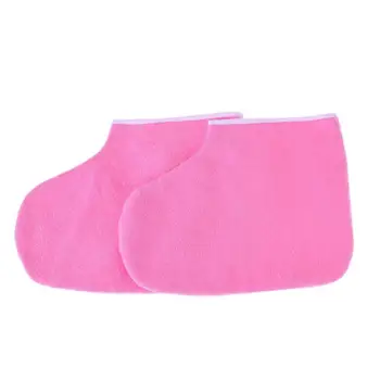 

1 Pair Paraffin Wax Protection Foot Mask Gloves Feet Skin Moisturizing Sleeve Whitening Exfoliating Beauty Socks 2018 Hot Sale