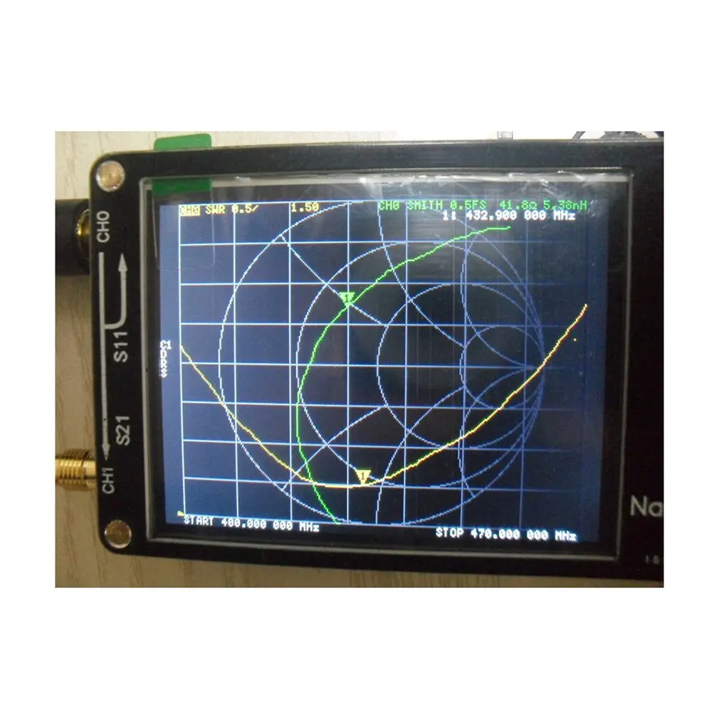 Маленький и портативный антенный анализатор Nanovna, Векторный сетевой анализатор, коротковолновый Mf Hf Vhf, программное обеспечение для управления ПК