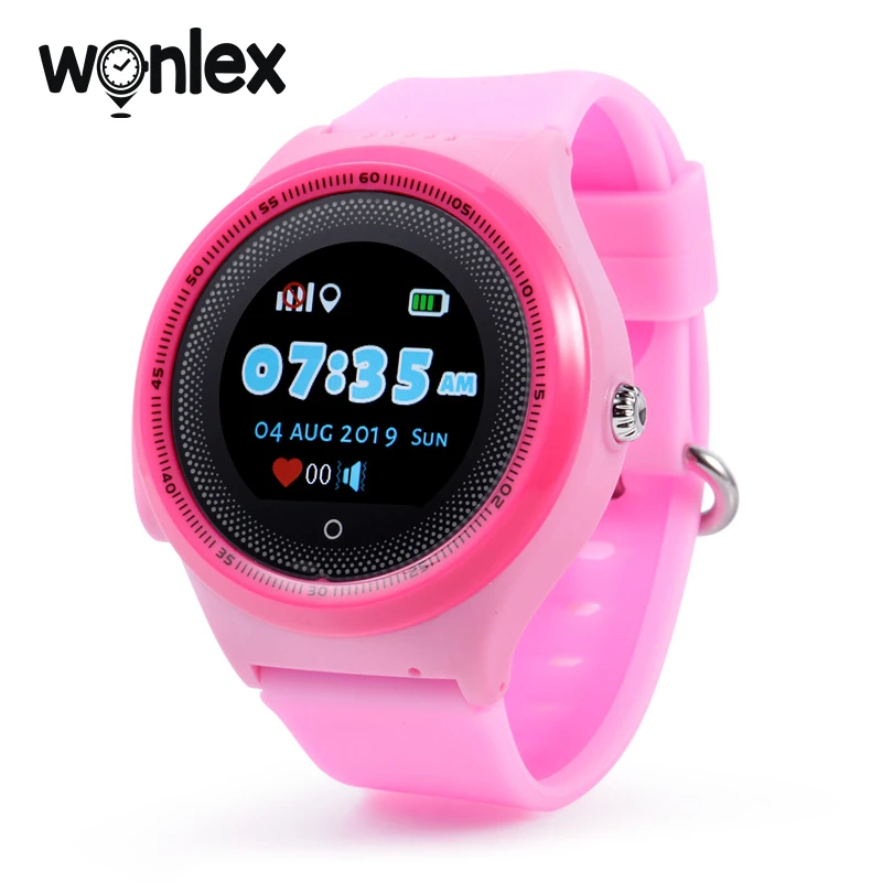 Redondo com Vibração Relógios à Prova Telefone-relógio de Localização Wonlex Smart-relógios Tracker Crianças d2 Água 2g Alarme Dispositivo Wearable Kt06 Gps - Image 3