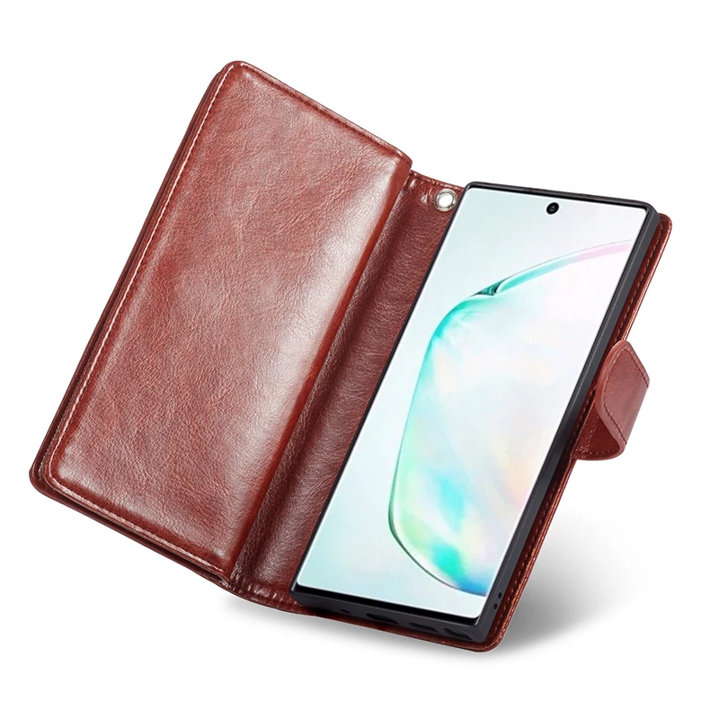 Чехол книжка для Samsung Galaxy S20 Ultra S10 Plus S9 S8 S7 S6 edge кожаный чехол Бумажник телефона Note 10