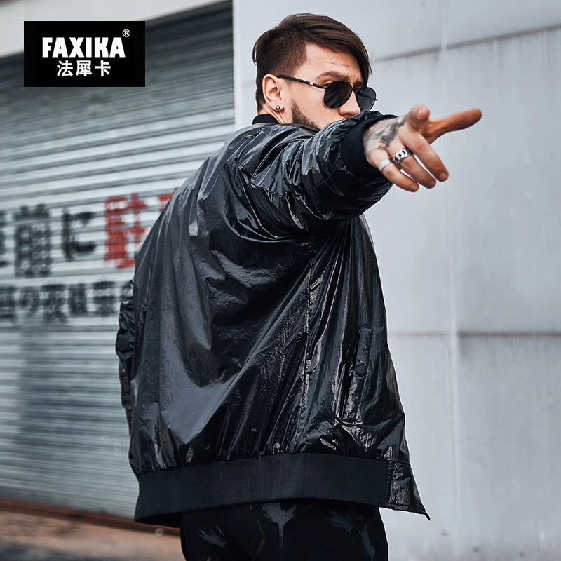 FAXIKA Большие размеры Мужская осень 2019 плюс больше шерстяное пальто и толстая